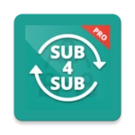 sub4sub pro android application logo